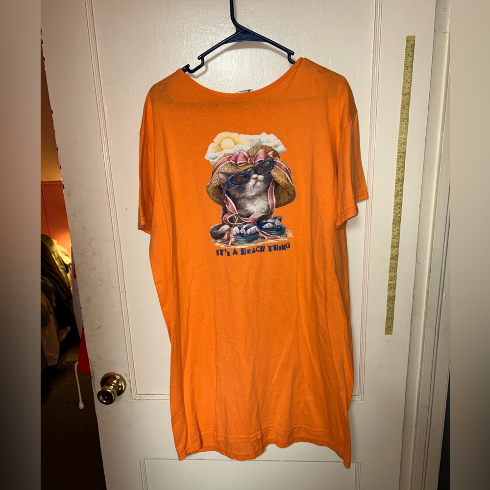 Womens oversized beach shirt